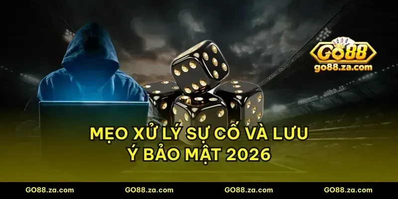Mẹo xử lý sự cố và lưu ý bảo mật 2026